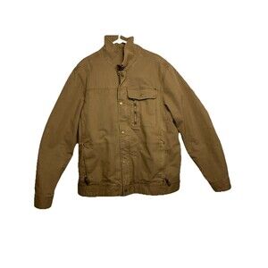 LL Bean Flex Utility Trucker Jacket Men’s XXL Marsh Brown Chore Barn Primaloft